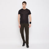 Neva Men's Regular Fit Track Pant-Olive