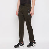 Neva Men's Regular Fit Track Pant-Olive