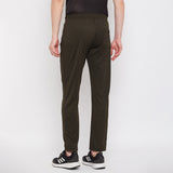 Neva Men's Regular Fit Track Pant-Olive