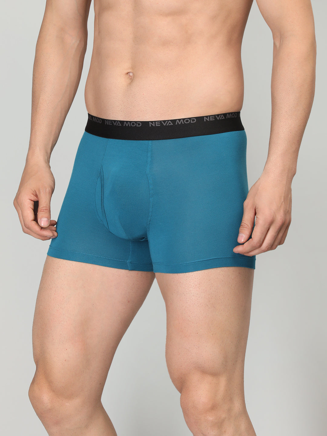 Neva Modal Solid Trunk for Men Elasticated Waistband Pack of 3