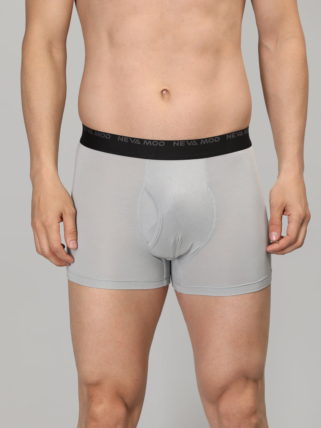 Neva Modal Solid Trunk for Men Elasticated Waistband Pack of 3