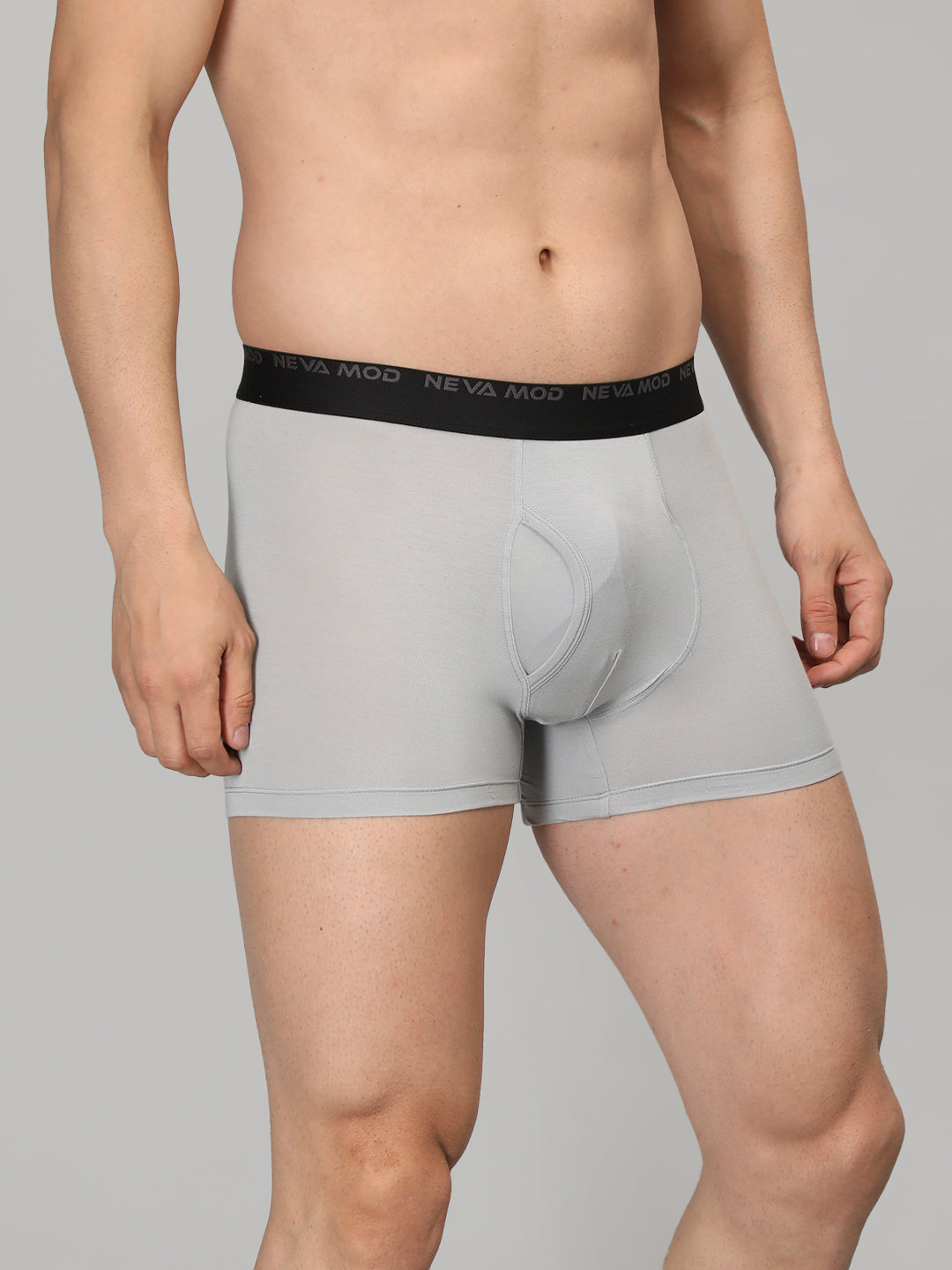 Neva Modal Solid Trunk for Men Elasticated Waistband Pack of 3