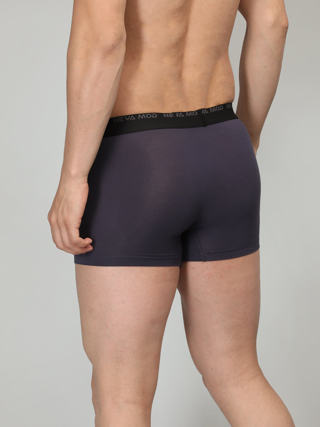 Neva Modal Solid Trunk for Men Elasticated Waistband Pack of 3