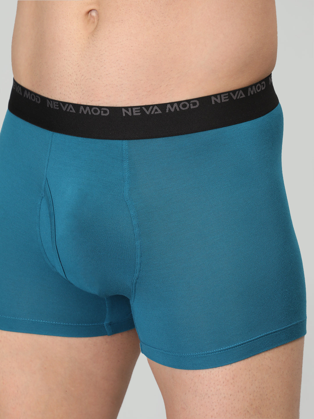 Neva Modal Solid Trunk for Men Elasticated Waistband Pack of 3