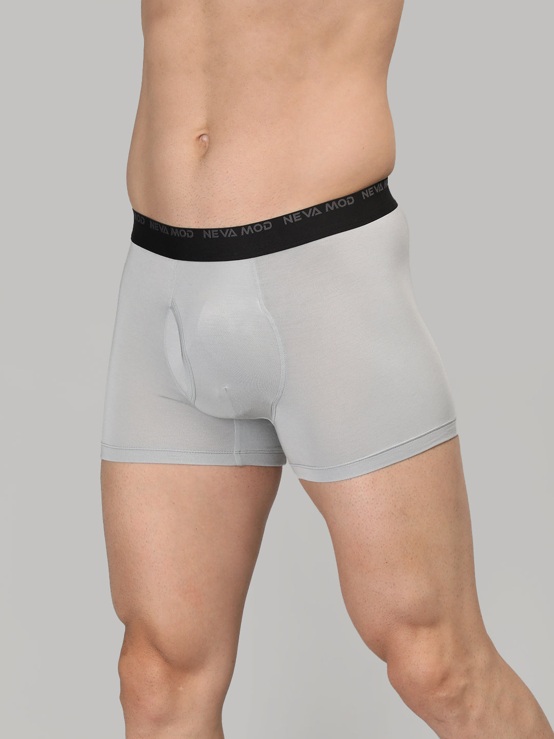 Neva Modal Solid Trunk for Men Elasticated Waistband Pack of 3