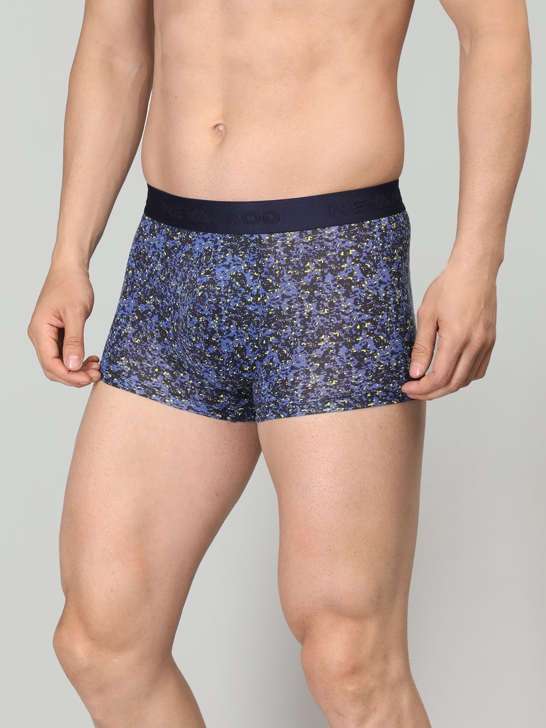 Neva Modal Printed Trunk for Men Elasticated Waistband Pack of 3