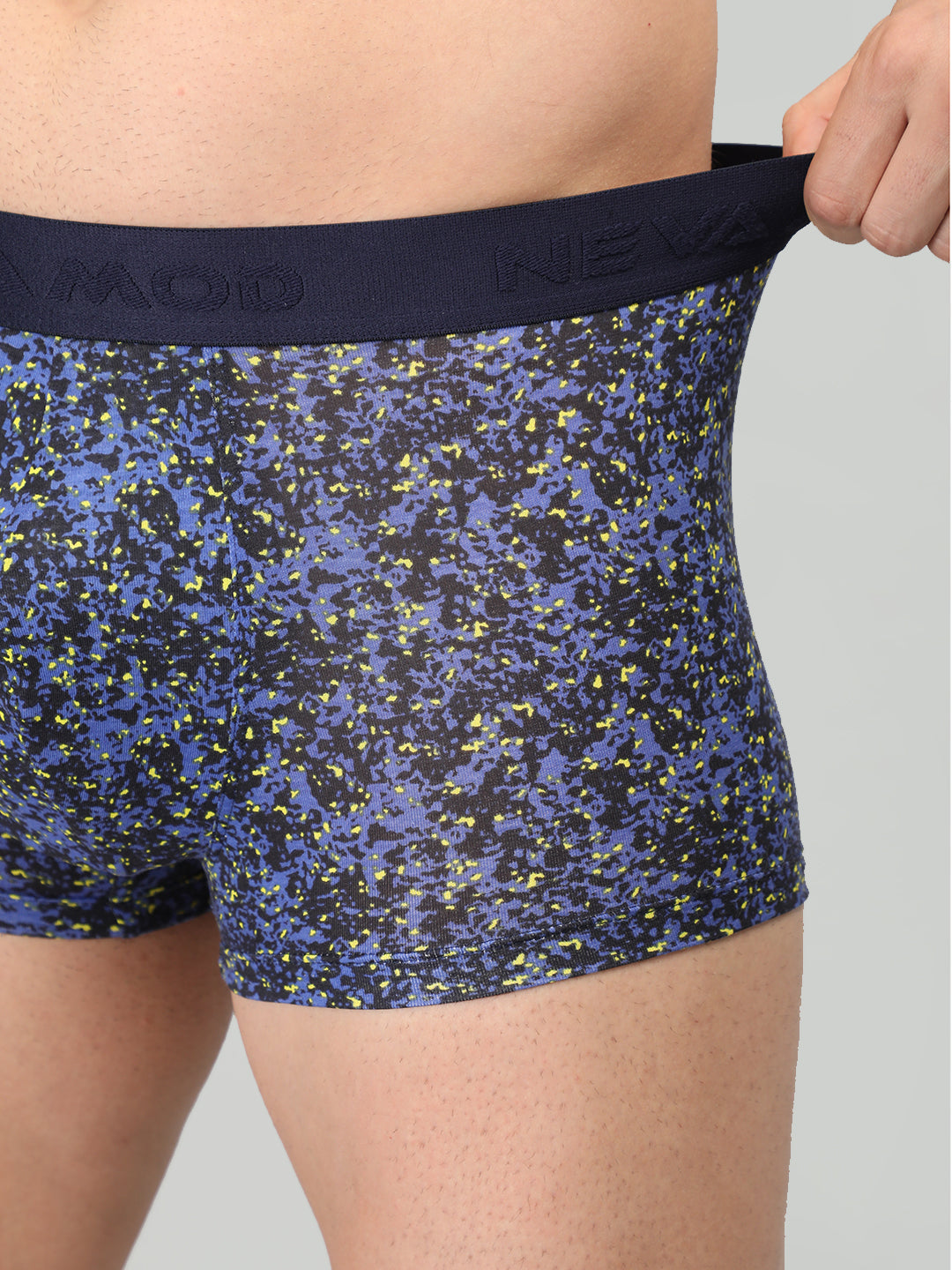 Neva Modal Printed Trunk for Men Elasticated Waistband Pack of 3