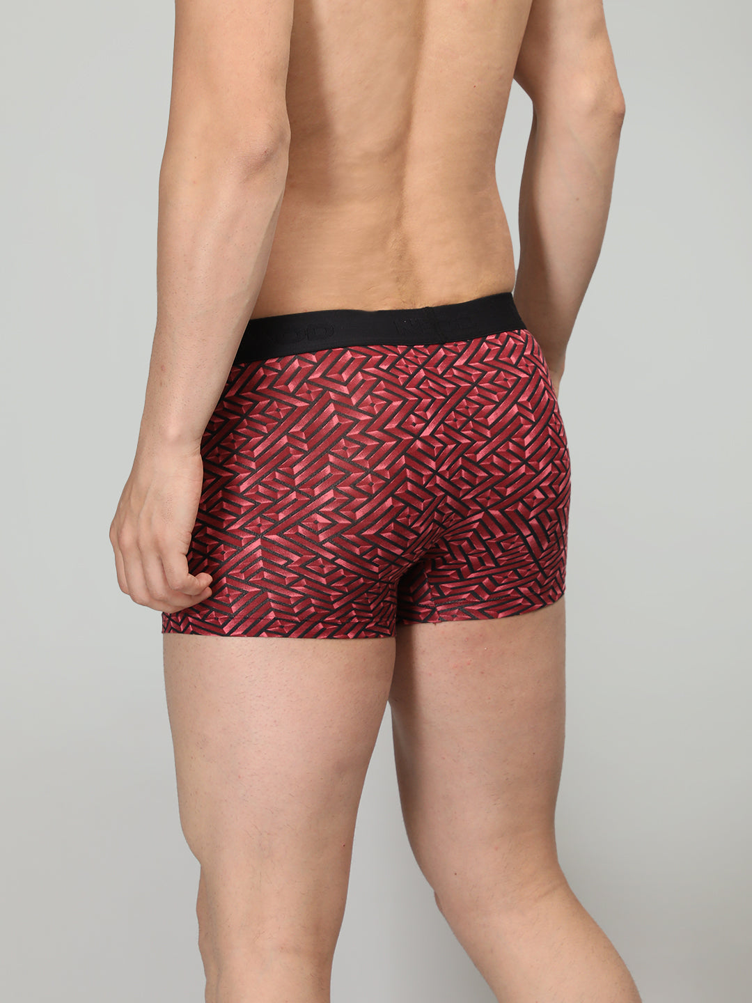Neva Modal Printed Trunk for Men Elasticated Waistband Pack of 3