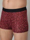 Neva Modal Printed Trunk for Men Elasticated Waistband Pack of 3