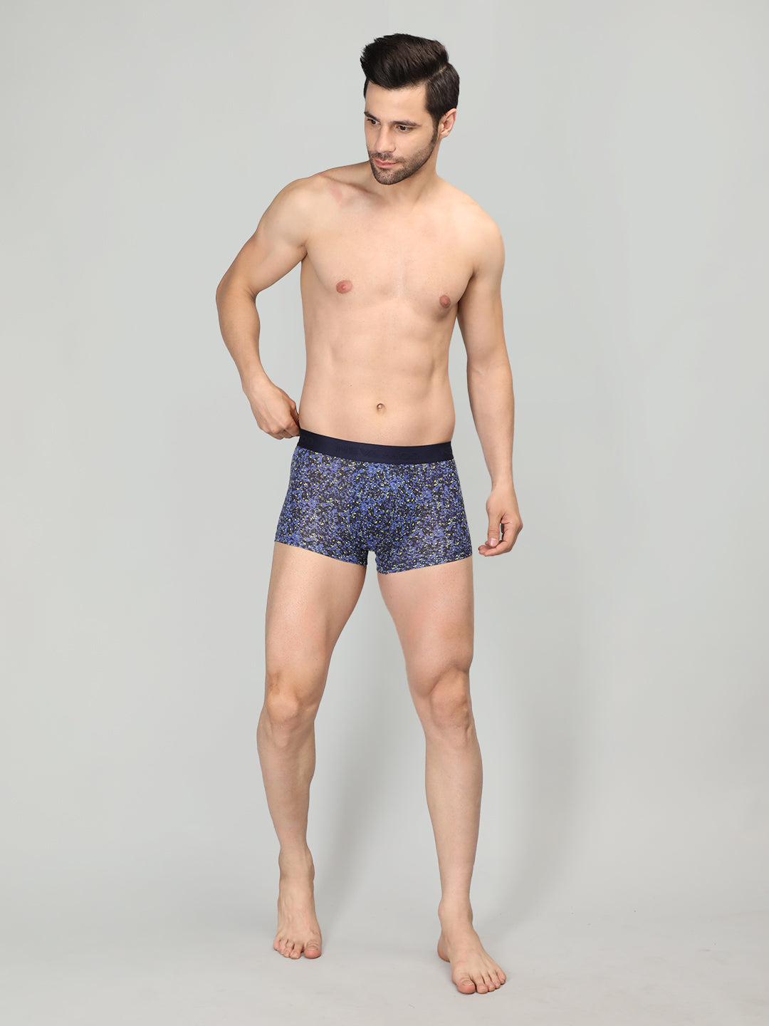 Neva Modal Printed Trunk for Men Elasticated Waistband Pack of 3