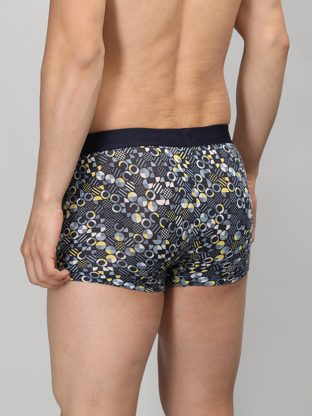 Neva Modal Printed Trunk for Men Elasticated Waistband Pack of 3