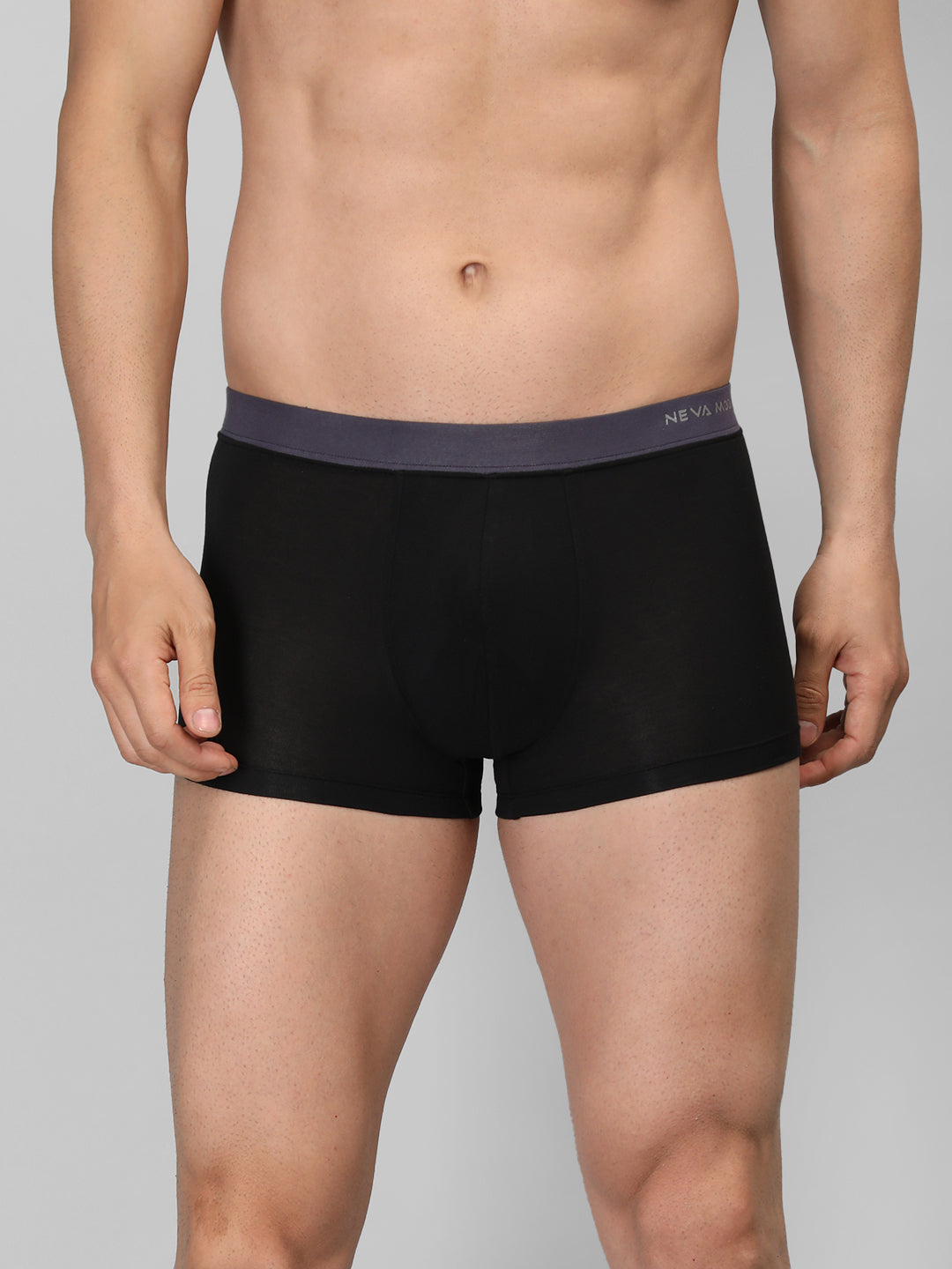 Neva Modal Solid Trunk for Men Elasticated Waistband Pack of 3