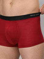 Neva Modal Solid Trunk for Men Elasticated Waistband Pack of 3