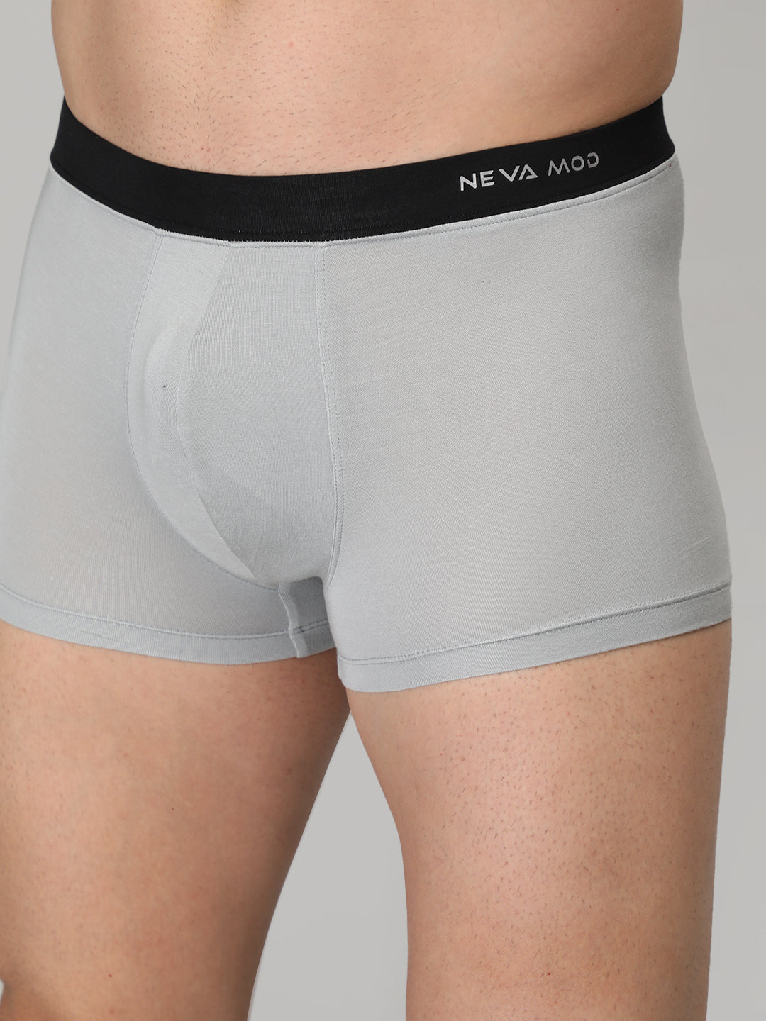 Neva Modal Solid Trunk for Men Elasticated Waistband Pack of 3