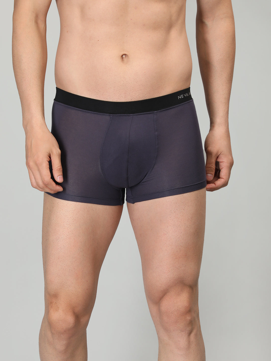 Neva Modal Solid Trunk for Men Elasticated Waistband Pack of 3