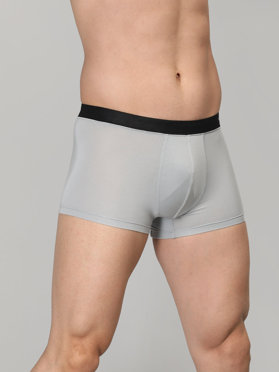 Neva Modal Solid Trunk for Men Elasticated Waistband Pack of 3