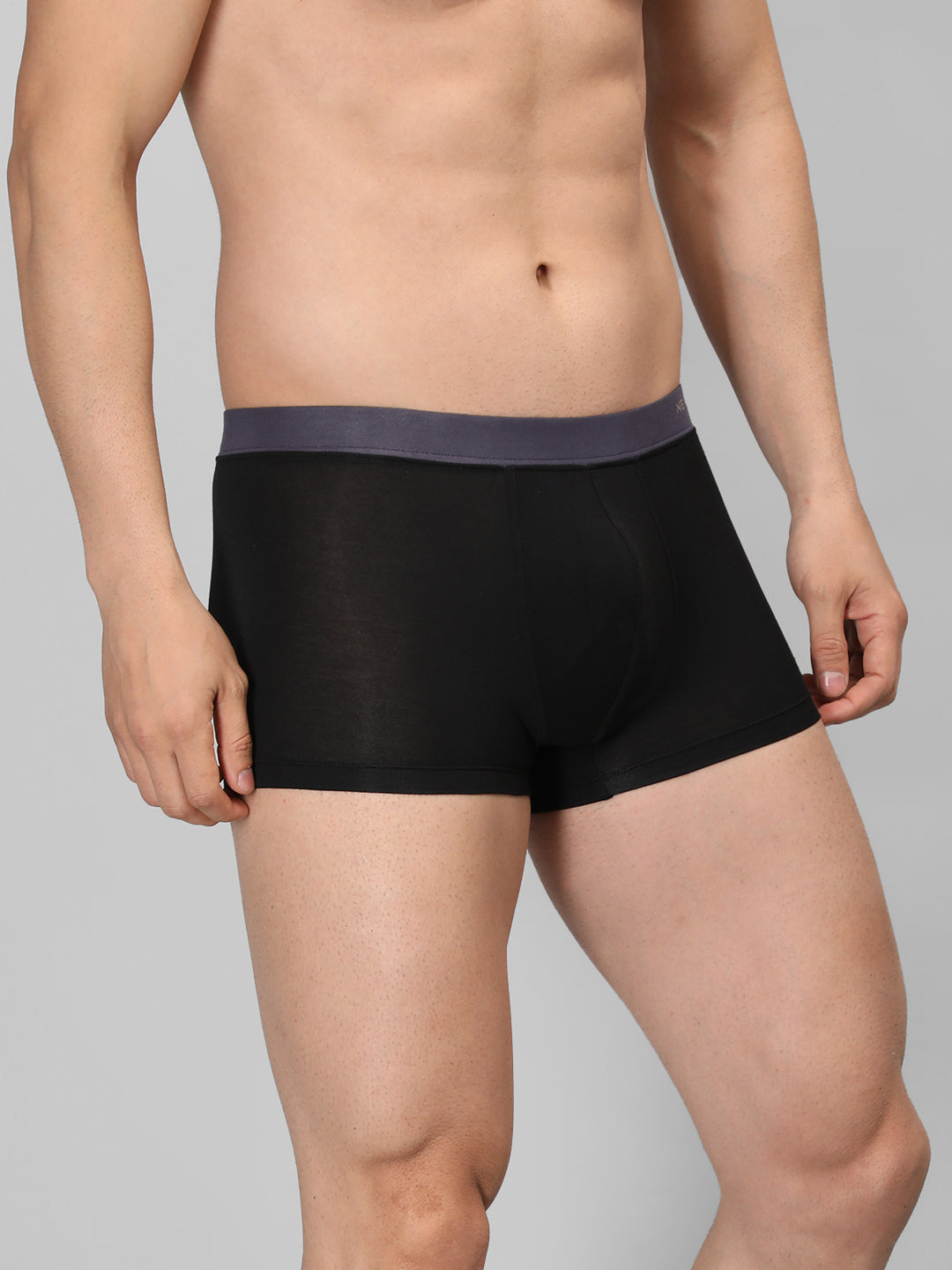 Neva Modal Solid Trunk for Men Elasticated Waistband Pack of 3