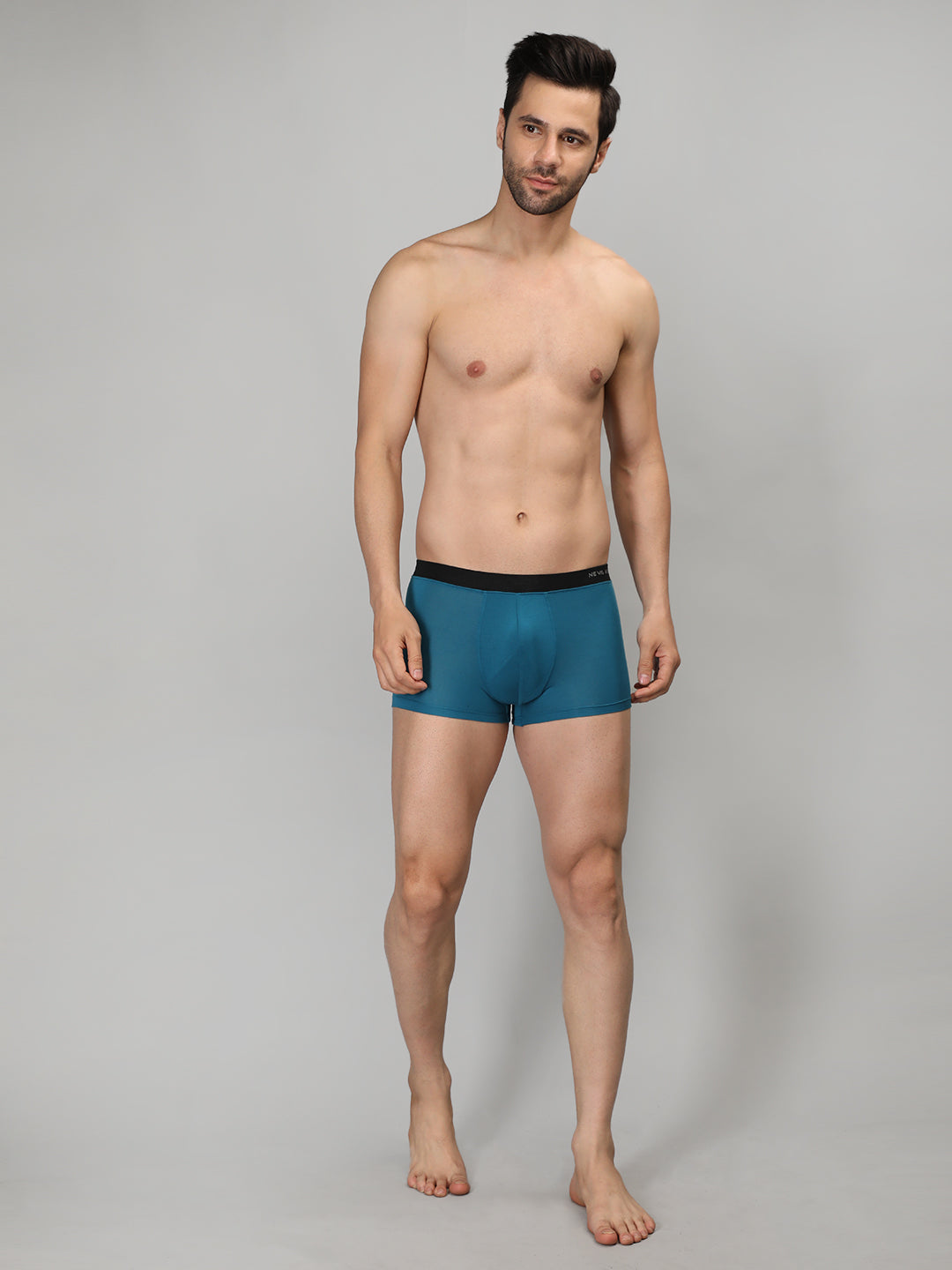 Neva Modal Solid Trunk for Men Elasticated Waistband Pack of 3