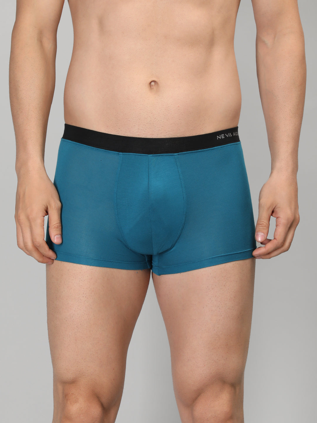 Neva Modal Solid Trunk for Men Elasticated Waistband Pack of 3