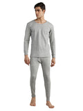 Neva Men's Esancia Round Neck Full Sleeve Thermal Upper & Bottom Set