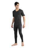 Neva Men's Esancia Round Neck Half Sleeve Thermal Upper & Bottom Set