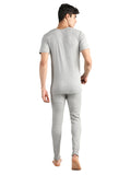 Neva Men's Esancia Round Neck Half Sleeve Thermal Upper & Bottom Set