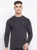 Neva Men Round Neck Full Sleeves Upper- Anthra (Glaccia)