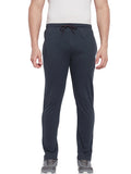 Neva Men Kc Sinker Fabric Trackpant with One Side Zip Pocket- Dark Grey