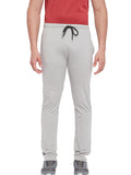 Neva Men Kc Sinker Fabric Trackpant with One Side Zip Pocket- Light Grey