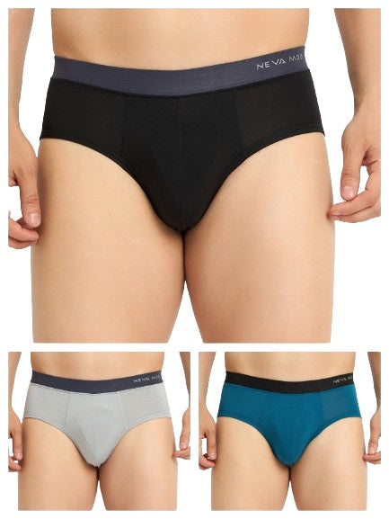 Neva Mod pack of 3 Brief for Men elasticated waistband