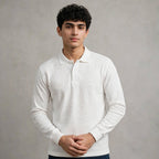 Sap Jacquard Knit F/S Pocket Polo T-Shirt