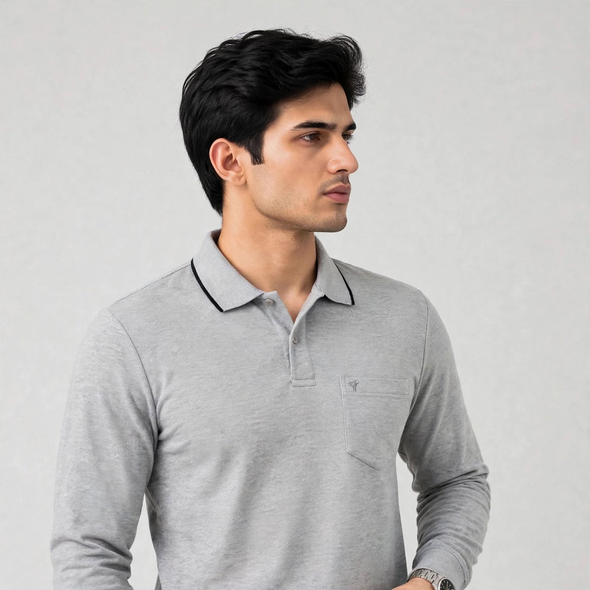 Pocket Polo T-Shirt with Magic P.Knit Fabric