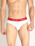 Neva Men Pure Cotton Solid V Shape Brief|Packof 3 Pcs