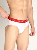 Neva Men Pure Cotton Solid V Shape Brief|Packof 3 Pcs