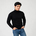 Gents High Neck Ribbed Under Jacket