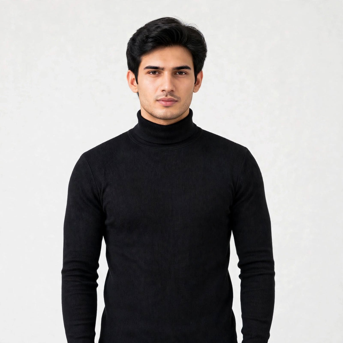 Gents High Neck Ribbed Under Jacket