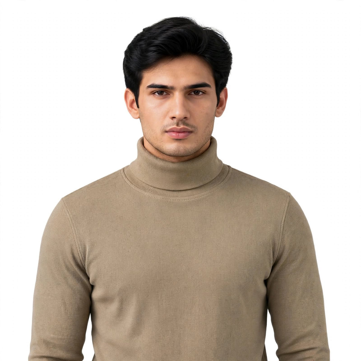Gents High Neck Ribbed Under Jacket