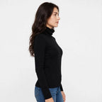 Ladies Ribbed High Neck Under Jacket