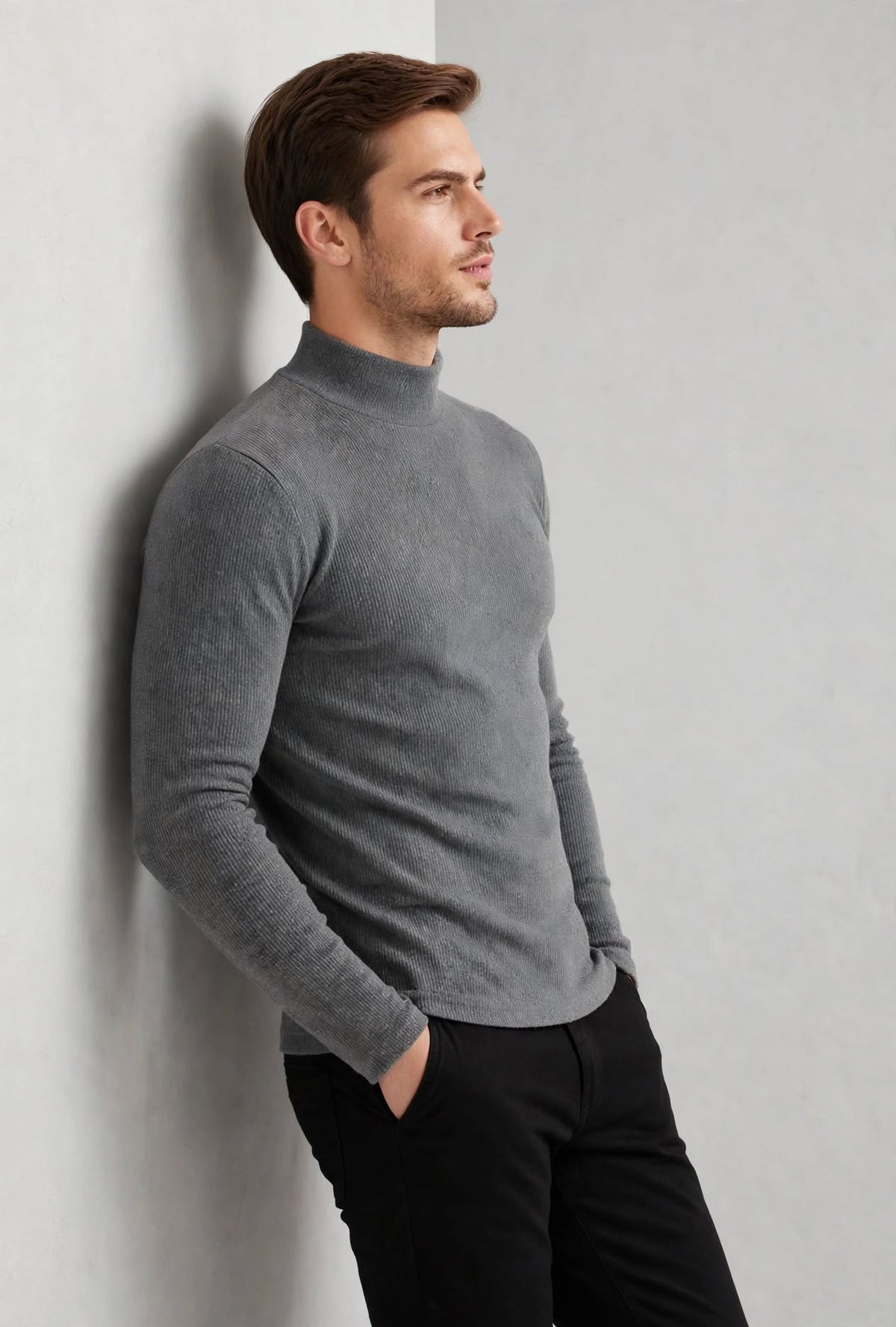 NEVA Gents Flat Back Rib T-Neck Layering T-Shirt