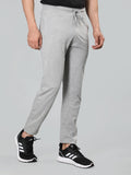 Neva Men Trackpant with Elasticated Drawstring waistband Side pockets- 5% Milange Grey
