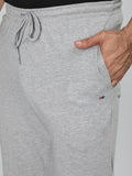 Neva Men Trackpant with Elasticated Drawstring waistband Side pockets- 5% Milange Grey