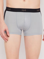 Neva Modal Solid Ultra Short Trunk Underwear for Men- Sea Green, Maroon, Silver Grey Collection (Pack of 3)