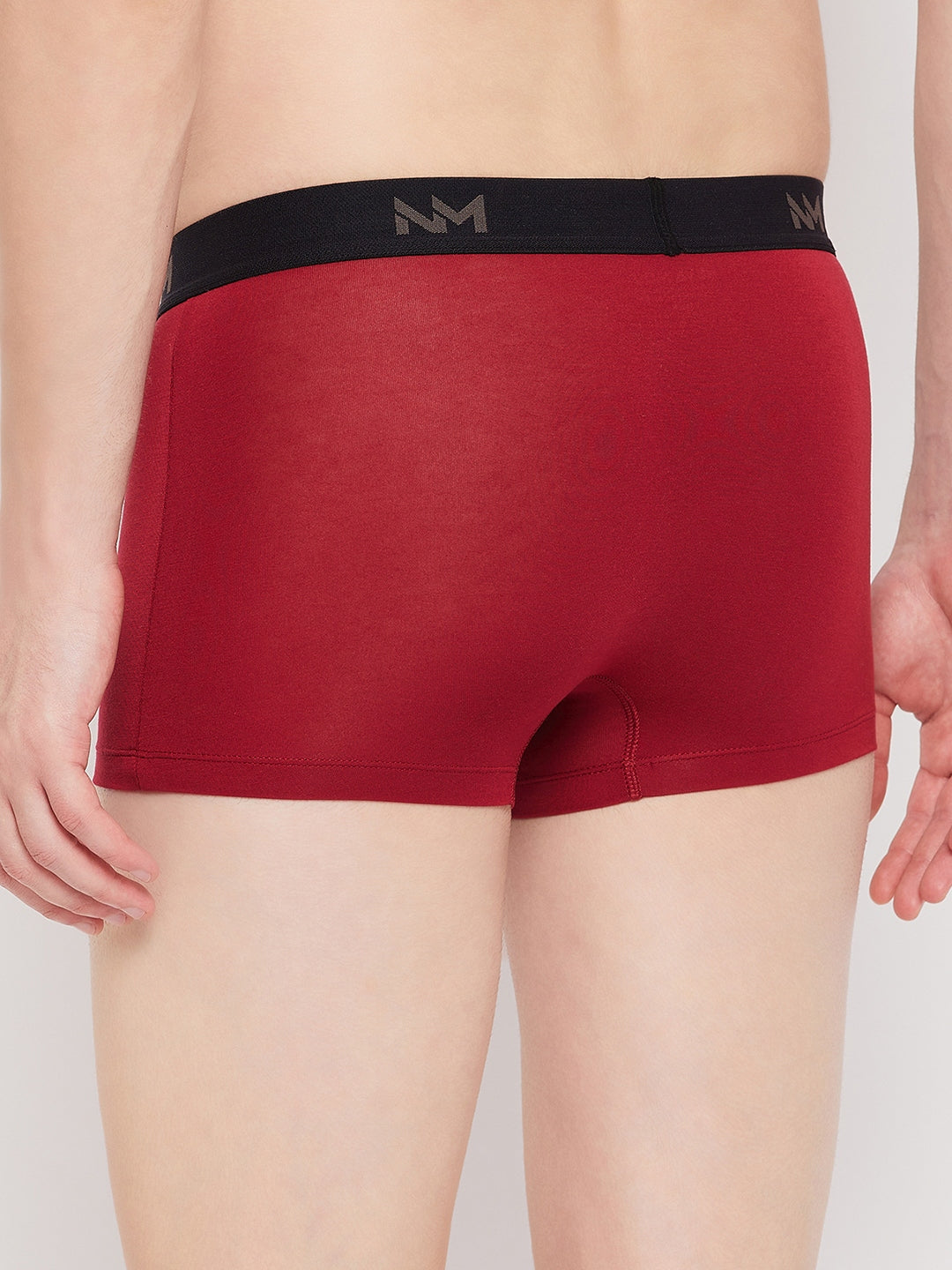 Neva Modal Solid Ultra Short Trunk/Underwear for Men- Black, Blue, Maroon Collection (Pack of 3)