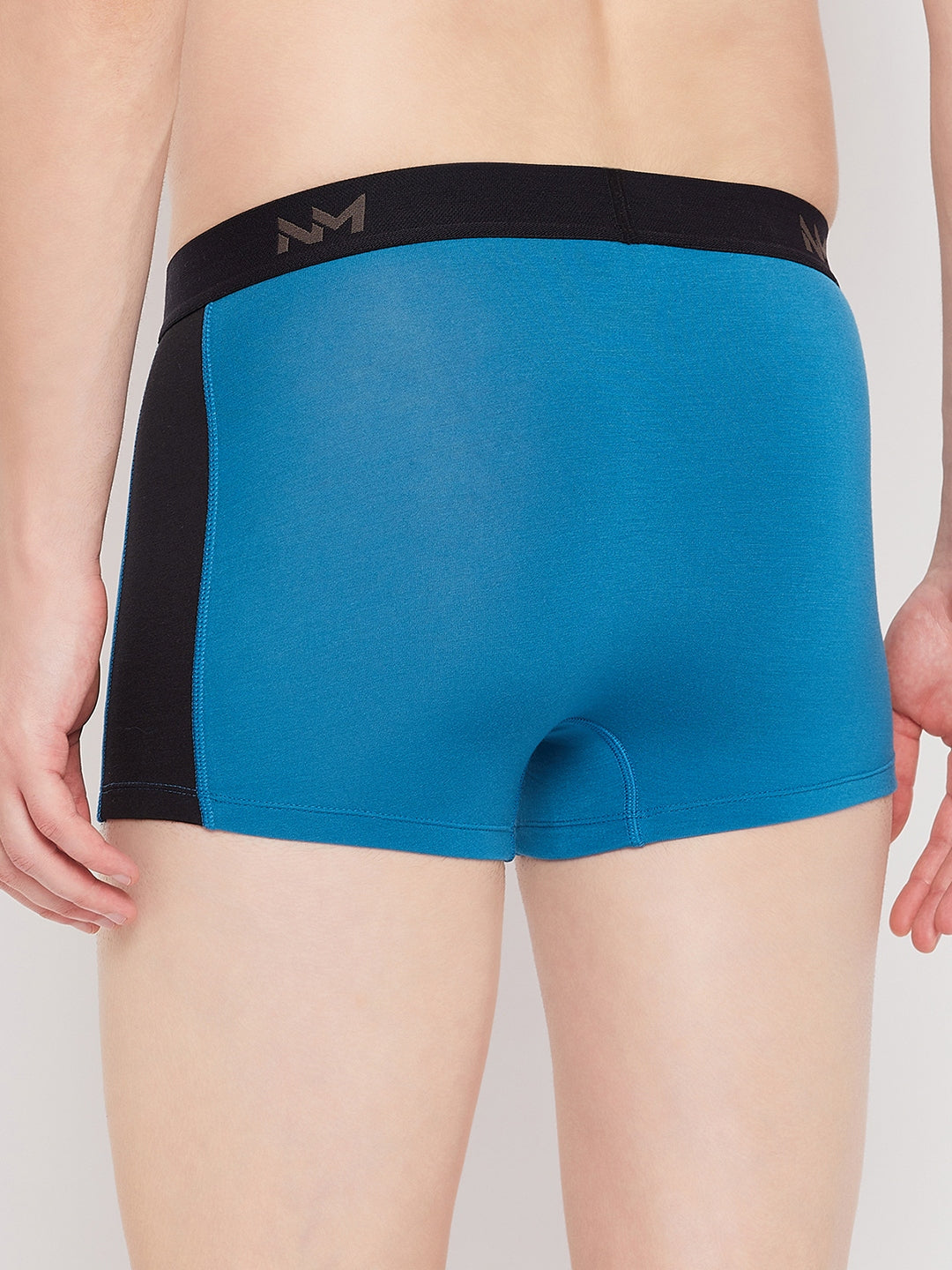 Neva Modal Solid Ultra Short Trunk Underwear for Men- Maroon, Silver Grey, Blue Collection (Pack of 3)