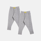 Neva Kids Unisex (Boys and Girls) 2 Lowers Combo Set Esancia Thermal- Milange Grey