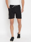 Neva Men's Solid Bermuda Shorts -Black