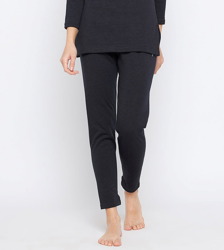 Neva Women Lower with Elasticated Waist- Anthra (Glaccia)