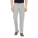 Neva Men's Track Pant in Solid Pattern Side pockets - Milange Grey