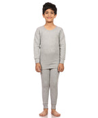 Neva Modal Scoop Neck Full Sleeves Upper and Lower Thermal Upper for Kids Unisex (For Boys and Girls)