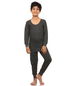 Neva Modal Scoop Neck Full Sleeves Upper and Lower Thermal Upper for Kids Unisex (For Boys and Girls)